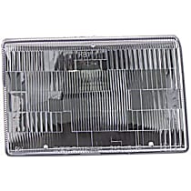 Passenger Side Headlight, with Bulb, Halogen, Clear Lens, Canada/USA Built Vehicle, CAPA CERTIFIED