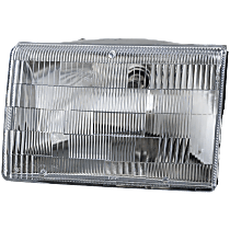 Driver Side Headlight, with Bulb, Halogen, Clear Lens, Canada/USA Built Vehicle, CAPA CERTIFIED