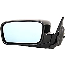 AC21EL Driver Side Mirror, Manual Folding, Paintable, Without Signal Light