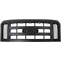 Grille, Textured Black, For Models Without Chrome Package