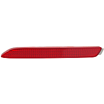 Rear, Driver Side Bumper Reflector,, CAPA Certified