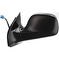 Driver Side Mirror, Power, Manual Folding, Heated, Paintable, No Signal Light, No Memory, No Puddle Light, No Auto-Dimming, No Blind Spot Feature