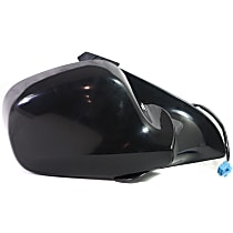 BK21ER Passenger Side Mirror, Power, Manual Folding, Heated, Paintable, Without Signal Light, Without memory, Without Puddle Light, Without Auto-Dimming, Without Blind Spot Feature