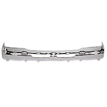 C010908Q Front Bumper, Chrome, Without Mounting Brackets CAPA CERTIFIED