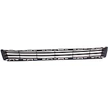 Front, Center Bumper Grille, Textured Black