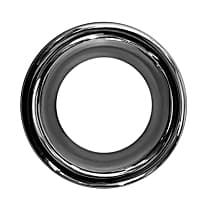 Front, Driver or Passenger, Inner Side Fog Light Trim, Chrome, Except SRT/Pursuit Models, CAPA CERTIFIED
