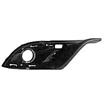 Front, Passenger Side, Outer Fog Light Trim, Primed, Except SRT/Pursuit Models, CAPA CERTIFIED