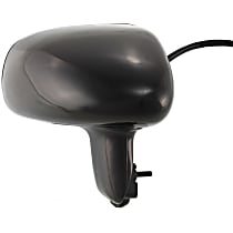 Passenger Side Mirror, Power, Heated, Non-Folding, Paintable, No Signal Light, No Memory, No Puddle Light, No Auto-Dimming, No Blind Spot Feature