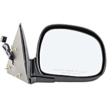 Passenger Side Mirror, Power, Manual Folding, Non-Heated, Paintable, No Signal Light, No Memory, No Puddle Light, No Auto-Dimming, No Blind Spot Feature
