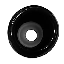 Front, Passenger Side Fog Light Cover, Black