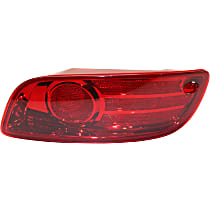 Rear, Passenger Side Bumper Reflector,, CAPA Certified
