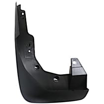 Front, Driver Side Mud Flaps, Black, Plastic, 4 Cyl., 2.4L Engine