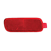 Rear, Driver Side Bumper Reflector,, CAPA Certified