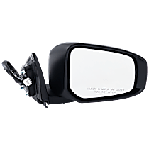 Passenger Side Mirror, Power Adjust, Heated, Paintable, Manual Folding, In-housing Signal Light, No Blind Spot Feature, No Memory, No Puddle Light, No Auto-Dimming