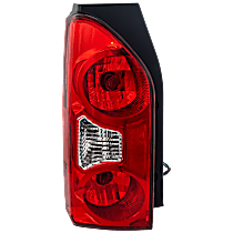 Driver Side Halogen Tail Light, With bulb(s), OE Replacement, CAPA Certified