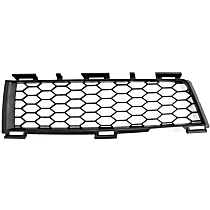 Front, Passenger Side Bumper Grille, Textured Black, 4 Cyl., 1.8L Engine
