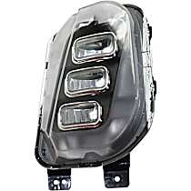 Front, Passenger Side LED Fog Light, With bulb(s), OE Replacement, CAPA Certified