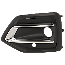 Driver Side Fog Light Trim, Mounted on Side, For Models Without S-Line Package, Textured Black