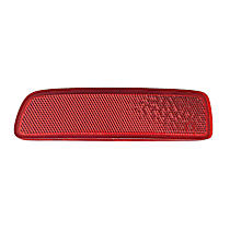 Rear, Driver Side Bumper Reflector,, CAPA Certified