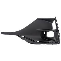 Front, Driver Side Fog Light Trim, For Models Without Sport Touring Package, Textured Black