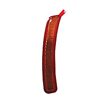 Front, Driver Side Bumper Reflector, Sedan, CAPA Certified