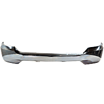 RC01010005Q Front Bumper, Chrome, Without Fog Light Holes, Without Impact Bar Skid Plate, Without Mounting Brackets, CAPA CERTIFIED