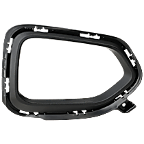 Front, Passenger Side Fog Light Trim, Textured Black