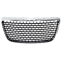Grille, Chrome Shell w/ Black Insert, Sedan - 
