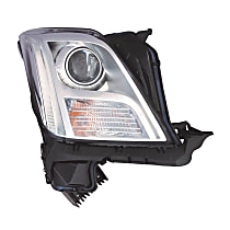 Passenger Side Headlight, with Bulb, HID/Xenon, with HID bulb and ballast, without Auto Leveling and Adaptive Lighting, CAPA Certified