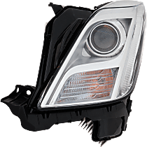 Driver Side Headlight, with Bulb, HID/Xenon, with HID bulb and ballast, without Auto Leveling and Adaptive Lighting, CAPA Certified