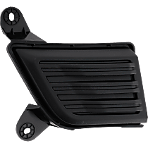 Front, Driver Side Fog Light Cover, Textured Black