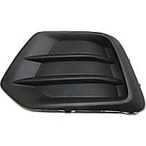 Front, Driver Side Fog Light Cover, Textured Black