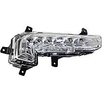 Passenger Side Driving Light, with Bulb, CAPA Certified