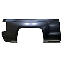Rear, Passenger Side, Outer Truck Bedside Panel, Primed, 7 Ft. Bed (Short Bed), Outer Side Panel