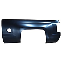 Rear, Driver Side, Outer Truck Bedside Panel, Primed, 7 Ft. Bed (Short Bed), Outer Side Panel