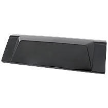Rear Hitch Cover, Gloss Black, Plastic, Except V Model