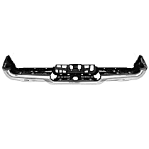 RD76090005 Chrome Step Bumper, Face Bar Only; Without pad provision