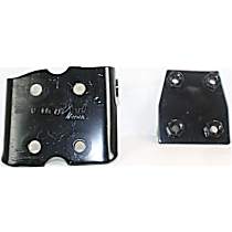 Front, Passenger Side, Upper or Lower Door Hinge, Black
