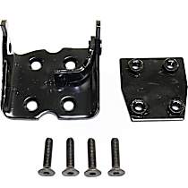Front, Driver Side, Upper or Lower Door Hinge, Black