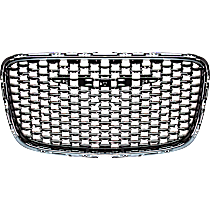 Grille, Black, CAPA Certified
