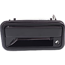 REPCV462384 Front, Driver Side Exterior Door Handle, Smooth Black, With Key Hole