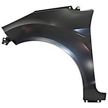 Front, Driver Side Fender, Without Rocker Molding Holes, CAPA CERTIFIED