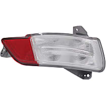Passenger Side Back Up Light, with Bulb, Halogen, 6 Cyl., 3.5L Engine, CAPA Certified
