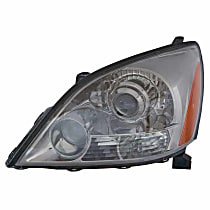 Driver Side Headlight, without Bulb, Halogen, Base Model, Without Sport Package, CAPA CERTIFIED