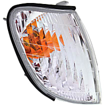Front, Passenger Side Turn Signal Light, Without bulb(s)