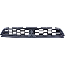 Front, Upper Bumper Grille, Textured Black - Front, Upper