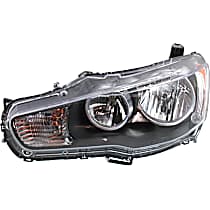Driver Side Halogen Headlight, With bulb(s), OE Replacement, CAPA Certified