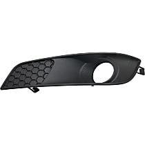 Front, Driver Side Fog Light Trim, For Models With Fog Lamp Hole, Textured Black