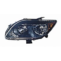 Driver Side Halogen Headlight, Without bulb(s), Coupe, For Models With Base Package, OE Replacement, CAPA Certified