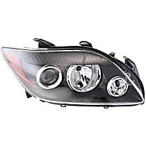 Passenger Side Halogen Headlight, Without bulb(s), For Models Without Base Package, OE Replacement, CAPA Certified
